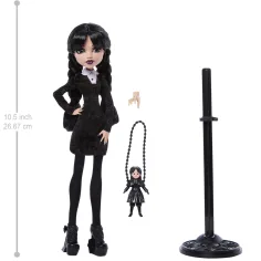 Monster High x Wednesday – bábika Wednesday Addams s doplnkami – Mattel obrázok 3