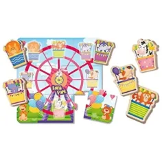 Montessori baby drevené puzzle - Lunapark obrázok 2