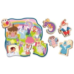 Montessori baby drevené puzzle - Sen obrázok 2