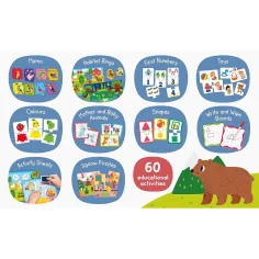 Montessori Baby: Zbierka hračiek s 60 kusmi na rozvoj zručností - Lisciani obrázok 4