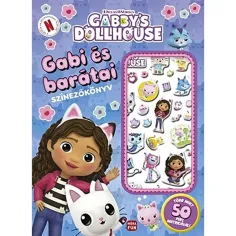 Móra: Gabi a jej priatelia - Gabi bábkový dom - omaľovánka s puf matnými nálepkami
