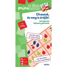 Móra: miniLÜK Čítajme a rozumieme! - Cvičenia na rozvoj porozumenia textu