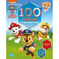 Móra: Paw Patrol - 100 nálepiek a tím psíkov! pracovná kniha