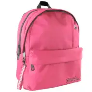 Must: Červená zaoblená školská taška, batoh so 4 priehradkami 32x17x42cm