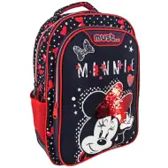Must: Minnie Mouse tmavomodrá-červená školská taška, batoh 32x18x43cm