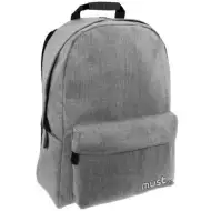 Must: Monochrome Jeans Sivá školská taška, batoh 32x17x42cm