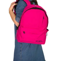 Must: Zaoblená ružová školská taška so 4 priehradkami 32x17x42cm obrázok 2