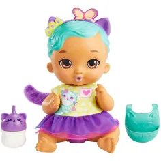 My Garden Baby: Tyrkysová mačka bábika 30 cm - Mattel obrázok 2