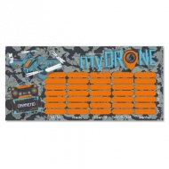 MyDrone obojstranný rozvrh hodín