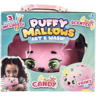 Nadýchané marshmallow zvieratko: Candy - modrá