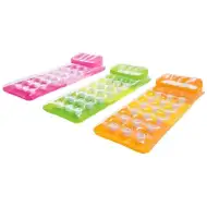 Nafukovacie lehátko s otvormi a zvýšenou časťou pod hlavou - v 3 prevedeniach - Intex