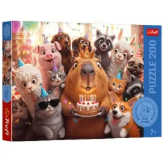 Narodeniny kapybary 200-dielny puzzle - Trefl