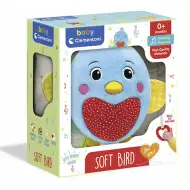 Naťahovací mäkký plyšový vtáčik s hudbou - Clementoni baby