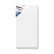 Natiahnuté biele plátno 40x80cm