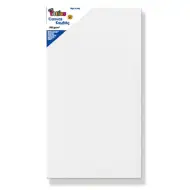 Natiahnuté biele plátno na maľovanie 50x100cm