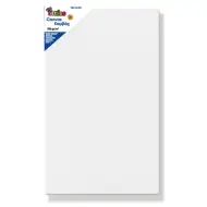 Natiahnuté biele plátno na maľovanie 60x120cm