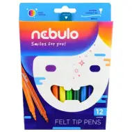 Nebulo: 12 dielny set farebných fixiek