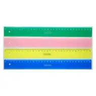 Nebulo: 30 cm-ové rovné pravítko vo viacerých farebných variantoch 1ks
