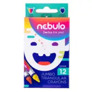 Nebulo: Jumbo set farebných voskoviek 12 ks
