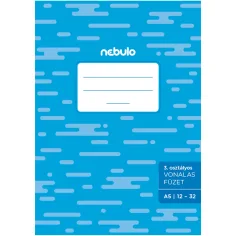 Nebulo: Pálkovaný 3. ročníkový linkovaný zošit 12-32 A/5
