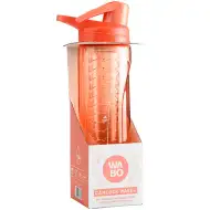 Nebulo: Wabo fľaša v koralovej farbe s držiakom ovocia 750ml