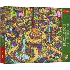 Nemožný labyrint veselých kapybar 500ks Prémium plus kvalita puzzle - Trefl