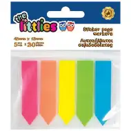 Neon Post-it 5x20ks 48x12mm