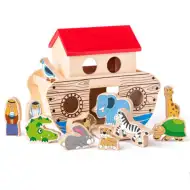 Noeho archa 13ks drevená hračka - Woodyland