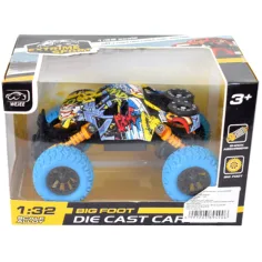 Off-Road naťahovacie sivé terénne vozidlo 1/32 obrázok 4
