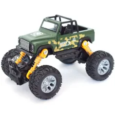 Off-Road naťahovacie zelené terénne vozidlo 1/32 obrázok 2