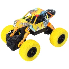 Off-Road naťahovacie žlté rally auto 1/32 obrázok 2