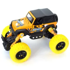 Off-Road naťahovacie žlté terénne vozidlo 1/32 obrázok 2