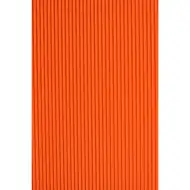 Oranžová 3D vlnitá lepenka na dekoráciu 50x70cm 161g 1ks