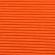 Oranžová 3D vlnitá lepenka na dekoráciu B2 50x70cm 1ks