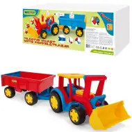 Obrovský traktor s prívesom 120 cm-ový - Wader