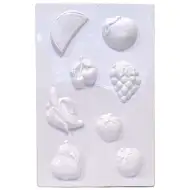 Ovocie forma sadrového odliatku