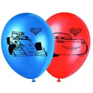 Party balóny Cars - Autá Ice Racer 28cm 8ks