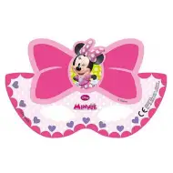 Párty masky Minnie ružové 6ks/bal