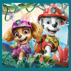 Paw Patrol Ostrov dinosaurov - 3 v 1 20, 36, 50 kusové puzzle - Trefl obrázok 2