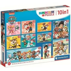Paw Patrol Supercolor 10 v 1 puzzle - Clementoni