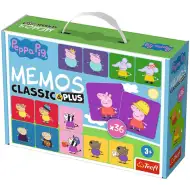 Peppa Pig Classic &amp; Plus pamäťová hra 36ks - Trefl