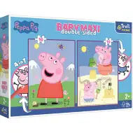 Peppa Pig obojstranné 4v1 Baby Maxi puzzle 2x10ks - Trefl