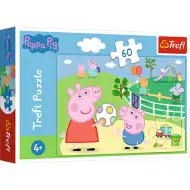 Peppa Pig: Zábava s priateľmi 60 dielne puzzle - Trefl