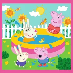 Peppa prasiatko - 3 v 1 20, 36, 50 ks puzzle - Trefl obrázok 2