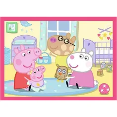 Peppa prasiatko - 4 v 1 12,15,20,24 ks puzzle - Trefl obrázok 2