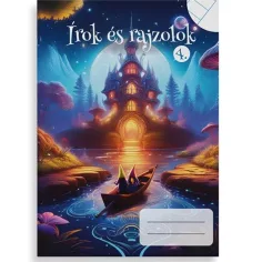 Píšem a kreslím 4. ročník 2 v 1 linkovaný a hladký zošit A/5