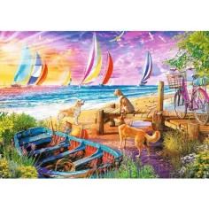 Plachetnice na vode 1000 dielne puzzle - Trefl obrázok 2
