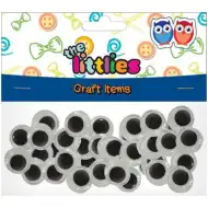 Plastové oči 12mm 100ks