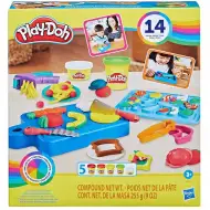 Play-Doh: Little Chef plastelínová súprava s 5 pohármi plastelíny a príslušenstvom 255g - Hasbro