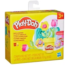 Play-Doh: Malé kvietky - Tulipán a narcis - set plastelíny - Hasbro